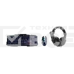 Игровой комплект Oklick HS-HKM100G черный 2.2м мониторы оголовье, фото2