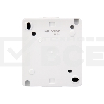 Розетка одноместная INDUSTRIAL IP54 с заземлением, о/у, белая KRANZ, фото 1