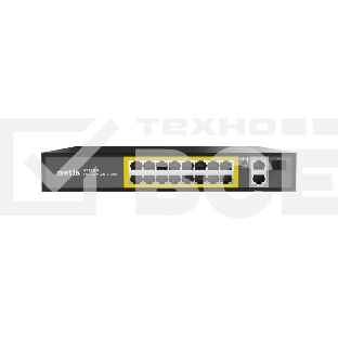 Коммутатор NETIS 16PORT 10/100M 16POE+2XGE+SFP P116GH
