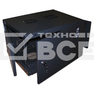 Шкаф коммутационный Lanmaster Next (TWT-CBWNM-18U-6X6-BK) 18U 550x600мм пер.дв.металл 60кг черный