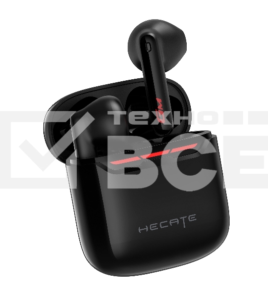 Наушники с микрофоном Edifier Hecate GM3 Plus черный вкладыши BT оголовье