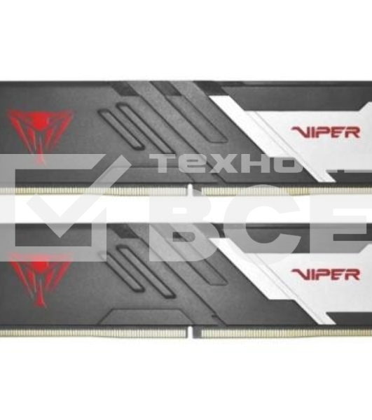 Оперативная память Patriot Viper Venom, DDR5, 64GB (2x32GB), 5600MHz, CL40, с радиаторами, черный