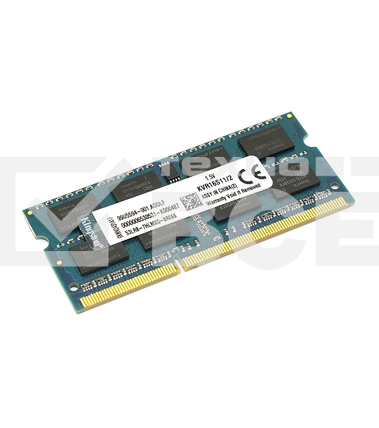 Оперативная память Kingston ValueRAM, DDR3, 2GB (1x2GB), 1600MHz, CL11, SO-DIMM