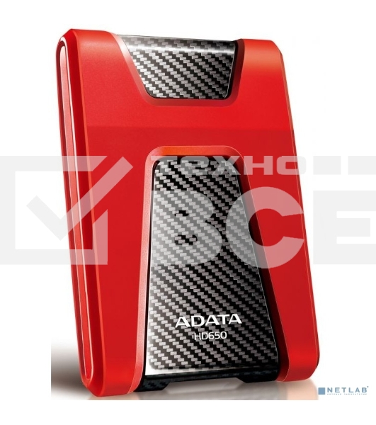 Внешний жесткий диск ADATA USB 3.0 1Tb AHD650-1TU31-CRD HD650 DashDrive Durable 2.5