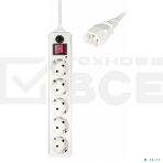 Сетевой фильтр Buro 500SH-1.8-UPS-W 1.8м, 5 розеток, белый, коробка, фото3