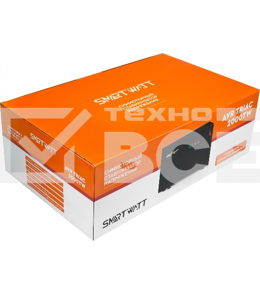 Стабилизатор напряжения Smartwatt AVR Triac 2000TW 2000ВА черный