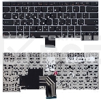 Клавиатура для ноутбука Lenovo V490 V490U V490UA черная с серебристой рамкой, фото2