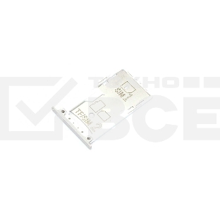 Лоток для SIM-карты Xiaomi Redmi Note 4 серебристый