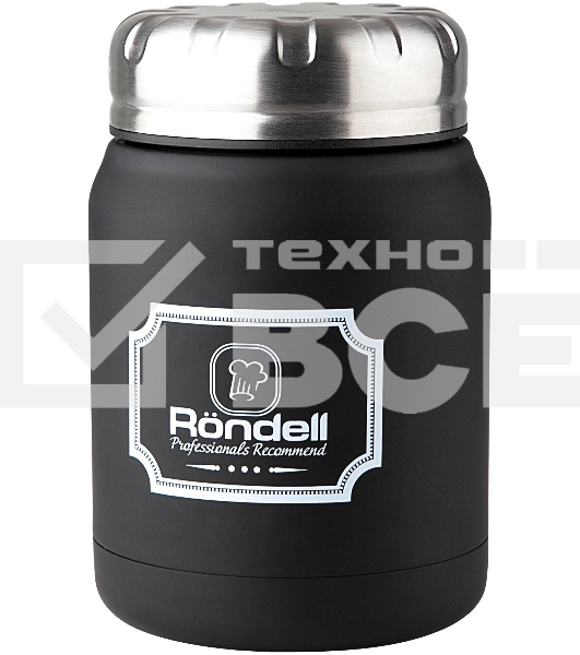 Термос для еды Rondell RDS-942 Black Picnic 0,5 л