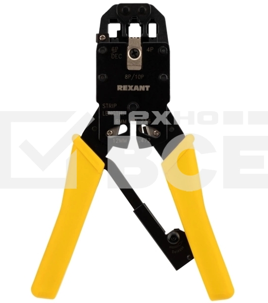 Кримпер Rexant HT-200R для обжима 10P10C, 8P8C, 6P6C, 4P4C