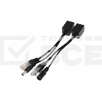 Passive PoE инжектор и сплиттер до 60V. Комплект позволяет подать данные и питание на IP устройства без поддержки PoE. Рабочее напряжение: 5V-60V DC. Скорость передачи данных: 10/100 Мбит/с. Пины питаниия PoE: 4,5(+) 7,8(-). Разъем для данных: RJ45 (8P8C), фото2