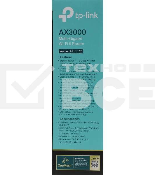 Двухдиапазонный гигабитный TP-Link Archer AX55 Pro AX3000 Wi-Fi 6 роутер