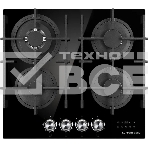 Варочная поверхность Kuppersberg FG 68 B газ, High-Tech, 60 см, автоматический электроподжиг, газ-контроль, форсунки под сжиженый газ, механическое/сенсорное управление, таймер, блокировка панели управления, подсветка панели управления, SABAF конфорки, чугунные решетки, цвет черный, цвет фурнитуры черно-серебристый, фото19