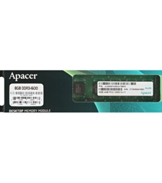 Оперативная память Apacer, DDR3, 8Gb (1x8Gb), 1600MHz, CL11, DIMM