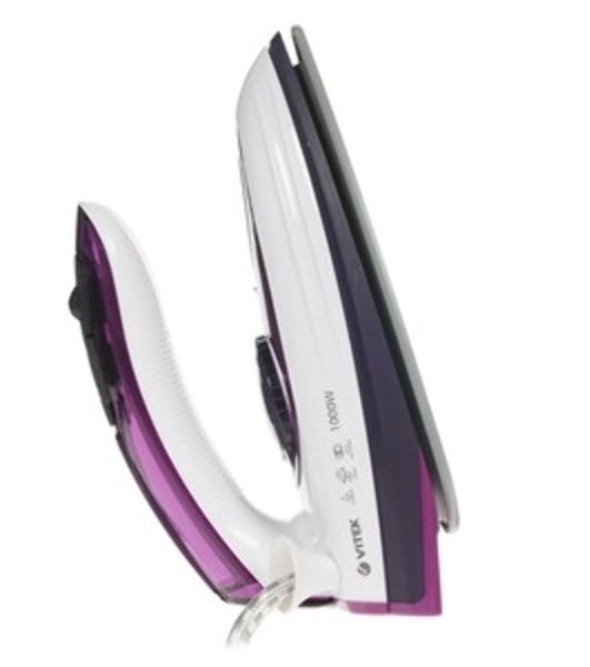 Утюг дорожный Vitek VT-8305 1000 Вт белый/фиолетовый