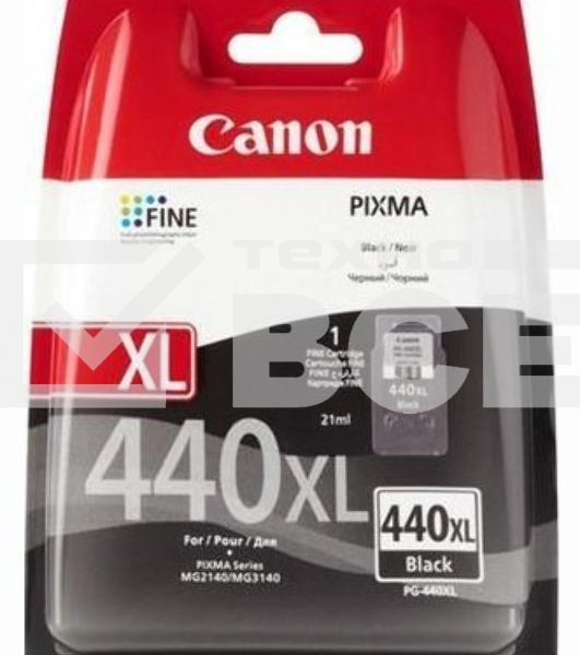 Картридж струйный Canon PG-440XL 5216B001 черный для Canon MG2140/3140