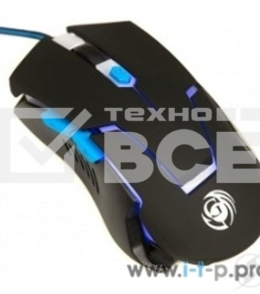 Мышь проводная Dialog Gan-Kata MGK-12U черный, 2400 dpi, USB, кнопки - 6