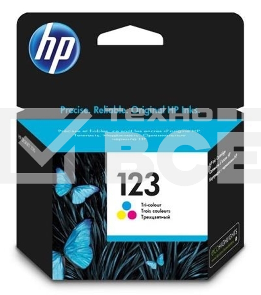 Картридж струйный HP 123 F6V16AE многоцветный, 100 стр., для HP DJ 2130
