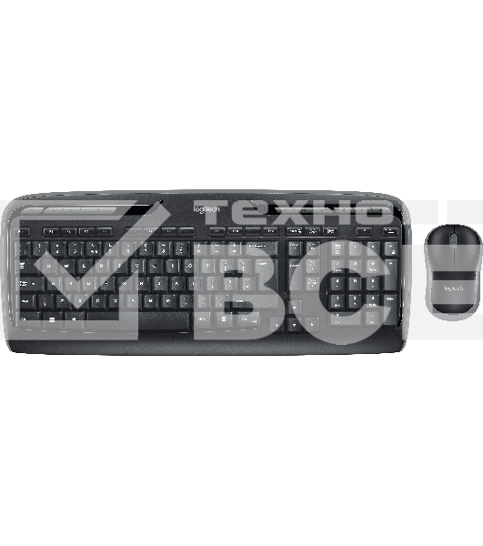 Клавиатура + мышь Logitech MK330 клав:черный мышь:черный USB беспроводная Multimedia