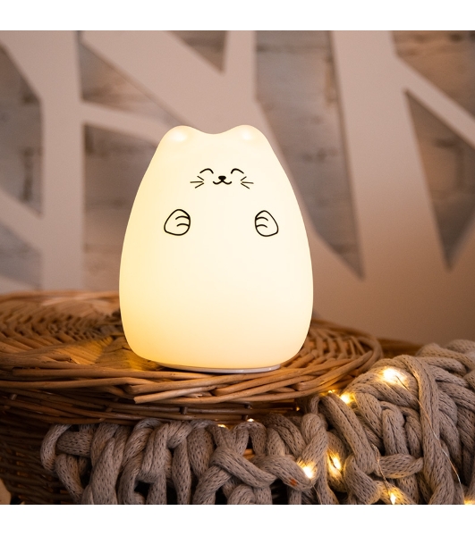 Силиконовый ночник Neon-night 'Котик'