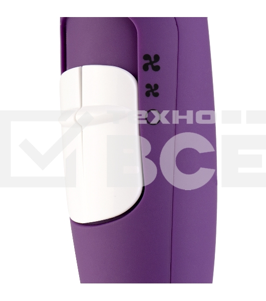 Фен для волос Galaxy Line GL 4315, сиреневый, 1800 Вт, 2 скорости, 3 температурных режима, функция «холодный воздух», защитная решетка, насадка-концентратор, подвесная петля, складная ручка