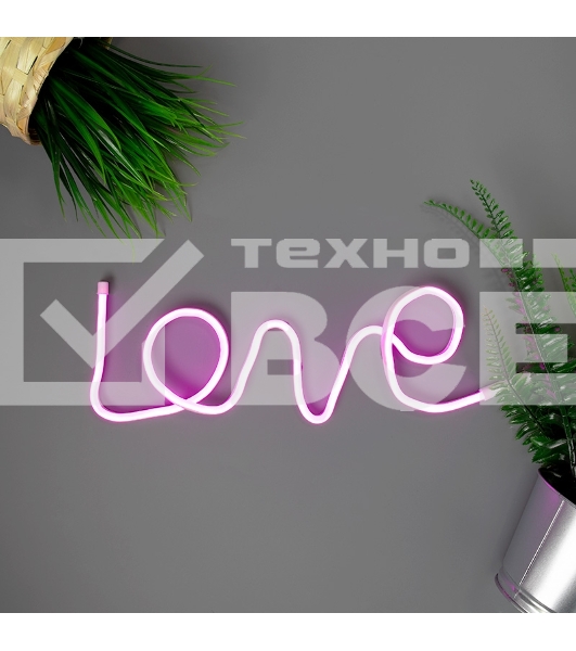 Набор для создания неоновых фигур NEON-NIGHT «Креатив» 120 LED, 1 м, розовый