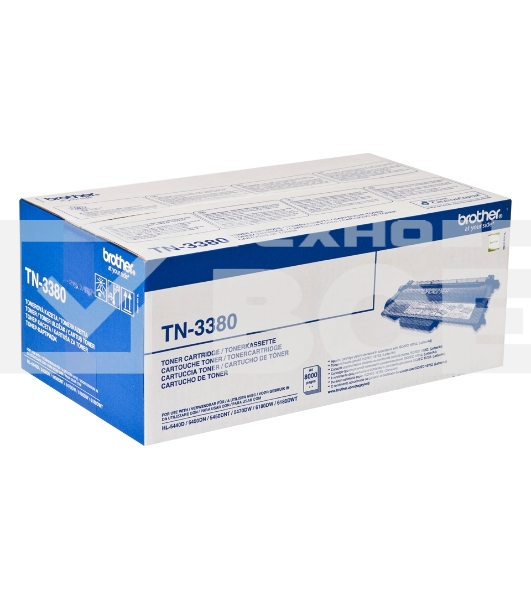 Картридж лазерный Brother TN-3380 черный (8000 стр.) для HL54xx/6180DW/DCP8110DN/8250DN/MFC8520DN/8950DW