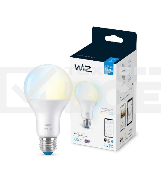 Лампа светодиодная WiZ Wi-Fi BLE100WA67E27927-65TW1PF/6