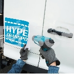 Фен Makita HG 6031 VK 1800Вт  250-500л/мин с регулировкой, с насадками , кейс, фото 1