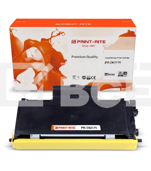 Картридж лазерный Print-Rite TFB601BPU1J PR-TN2175 TN-2175 черный (2600стр.) для Brother HL-2140/2150/2170