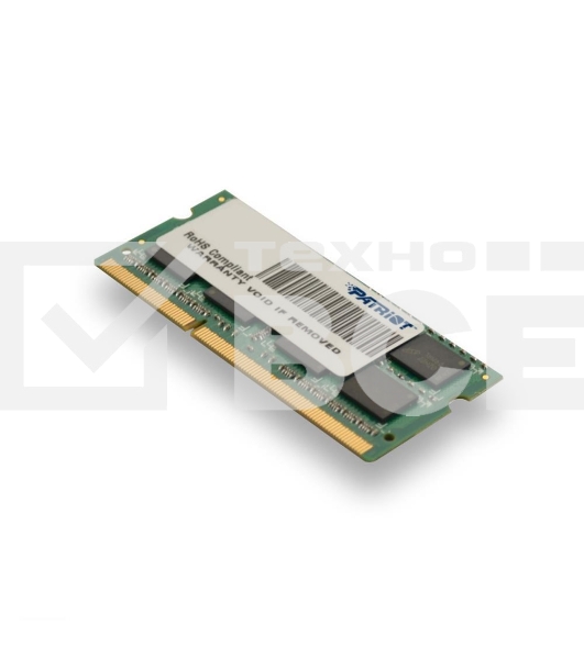 Оперативная память Patriot, DDR3L, 4GB (1x4 GB), 1600 MHz, CL11, SO-DIMM