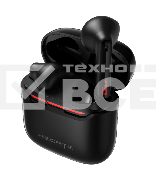Наушники с микрофоном Edifier Hecate GM3 Plus черный вкладыши BT оголовье