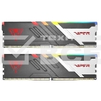 Оперативная память Patriot Viper Venom, DDR5, 32GB (2x16GB), 6400MHz, CL32, с радиаторами, RGB, черный, фото2