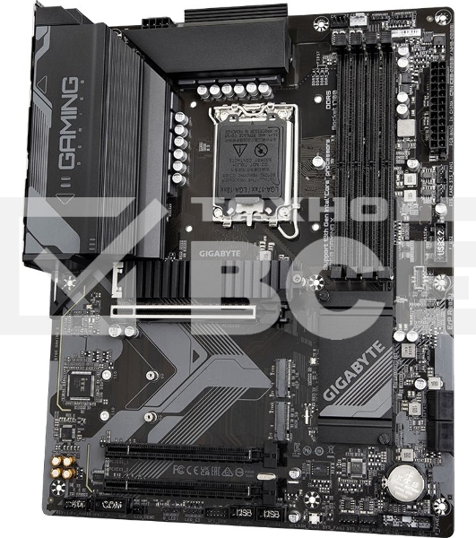 Материнская плата Gigabyte B760 GAMING X, LGA 1700, Intel B760, 4xDDR5, 4xSATA, 3xM.2, 1xPCI-E 4.0 x16, 2xPCI-E 3.0 x1, 1xHDMI, 1xDP, 1x 2.5Gb LAN, 1xUSB 3.2 Gen 2, 1xUSB 3.2 Gen 1, 5xUSB 2.0, 6x3.5 мм, 7.1, ATX