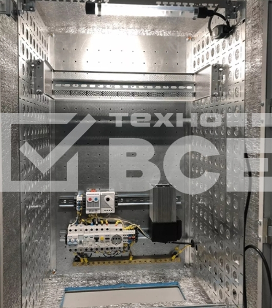 Шкаф уличный всепогодный укомплектованный настенный ЦМО ШТВ-Н, IP55, 12U, корпус: сталь, 600х600х330 мм (ВхШхГ), цвет: серый