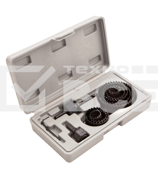 Набор кольцевых пил Matrix по дереву, 19-64 мм 11 предм