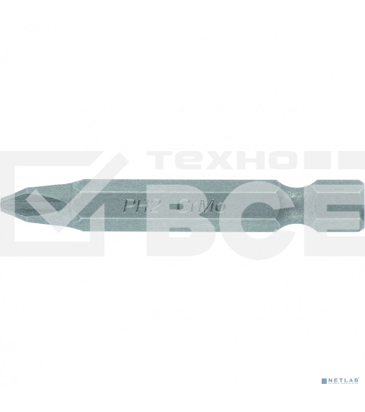 Набор бит СИБРТЕХ PH2x50, сталь CrMo, 5шт Сибртех 11241