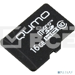 Флеш карта QUMO MicroSDHC 16Gb Сlass 10 без адаптера, фото 1