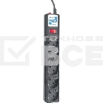 Сетевой фильтр Powercube SPG5-С5 5м (5 розеток) черный (коробка), фото6