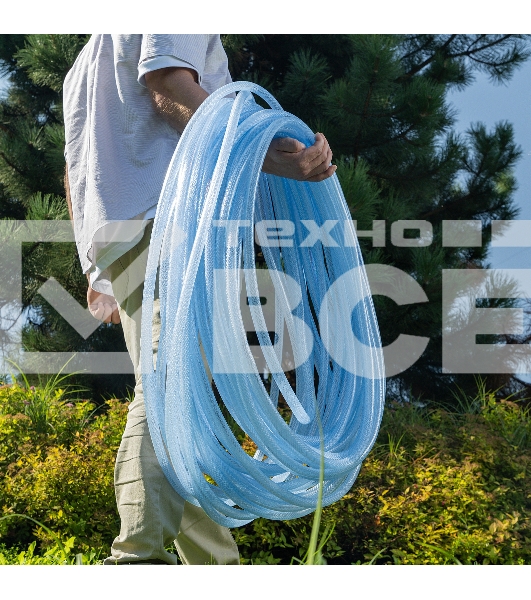 Шланг поливочный Palisad прозрачный армированный 3-х слойный, 1/2