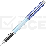 Ручка перьевая Waterman Hemisphere Colour Blocking (2179924) Blue CT сталь нержавеющая F подар.кор., фото2