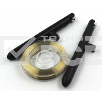 Леска (струна) для отделения защитных стекол 0,08 мм с ручками 100м, фото3