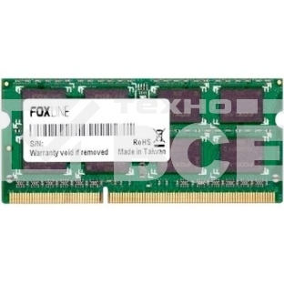 Память оперативная Foxline SODIMM 8GB 3200 DDR4 CL22 (512*8) FL3200D4S22D-8GSE