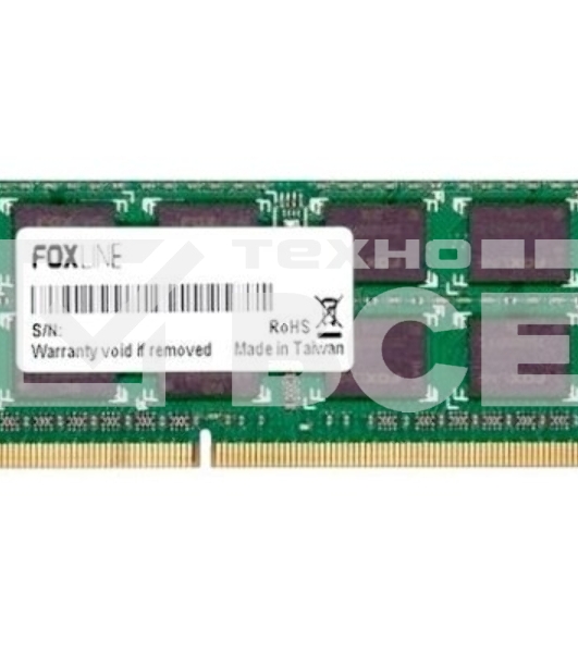 Память оперативная Foxline SODIMM 8GB 3200 DDR4 CL22 (512*8) FL3200D4S22D-8GSE