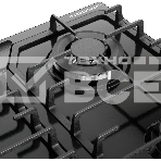 Варочная поверхность Kuppersberg FS 66 B, газ, High-Tech, 58 см, автоматический электроподжиг, газ-контроль, форсунки под сжиженый газ, SABAF конфорки, чугунные решетки, цвет черный, цвет фурнитуры черный, фото3