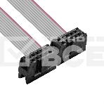 Планка портов в корпус 1xCOM ExeGate BrctDB91-LP (Com 10-pin (F) --> RS232 DB9 Male, кабель 20см, Low Profile), фото4