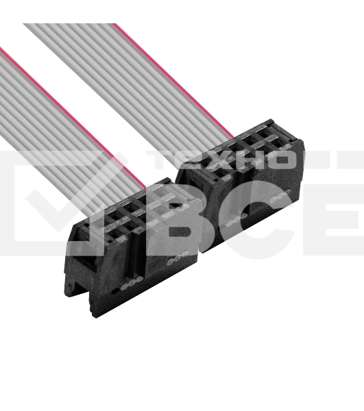 Планка портов в корпус 1xCOM ExeGate BrctDB91-LP (Com 10-pin (F) --> RS232 DB9 Male, кабель 20см, Low Profile)