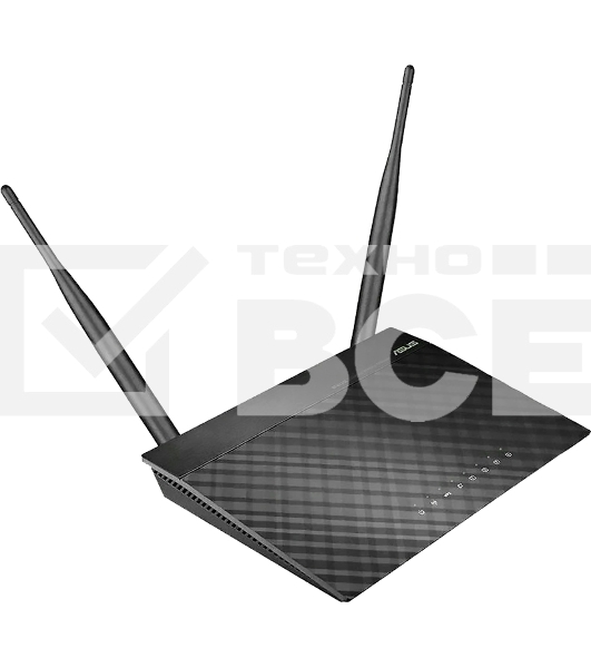 Сетевое оборудование ASUS RT-N12 E WiFi Router (RTL) 802.11b/g/n, 4UTP 10/100 Mbps, 1WAN, 300Mbps, 2x2dBi