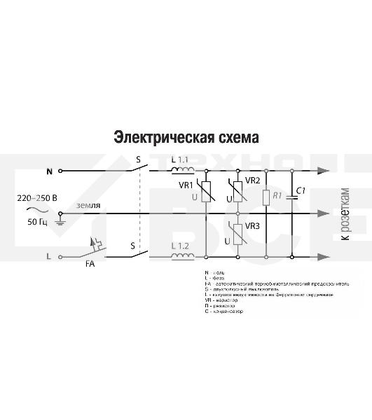 Сетевой фильтр PowerCube, PC PRO, 5 м, 6р, белый, 16А, SPL6-16-P-5M