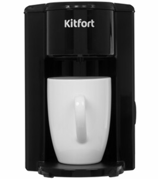 Кофеварка капельная Kitfort KT-763 350Вт черный